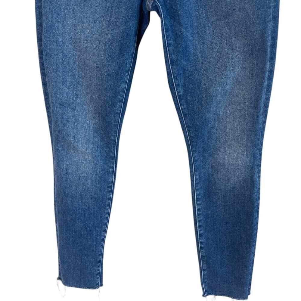 MOTHER Women’s Sz 27 High Waisted Looker Ankle Fray in Big Sky - Picture 5 of 9